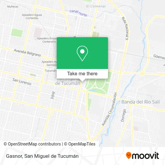 Mapa de Gasnor