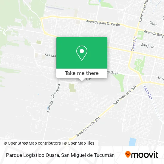 Mapa de Parque Logistico Quara