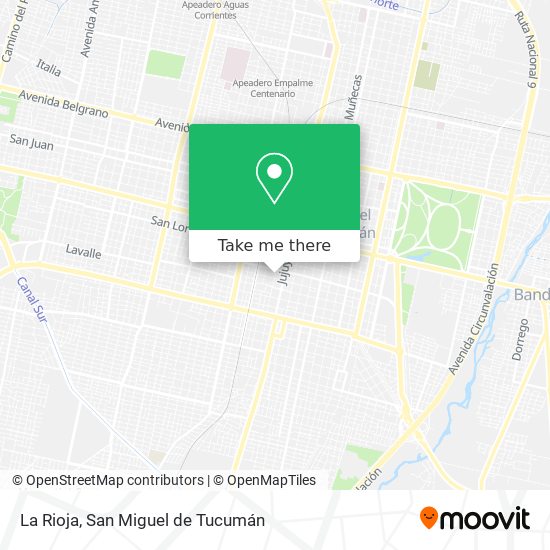 La Rioja map