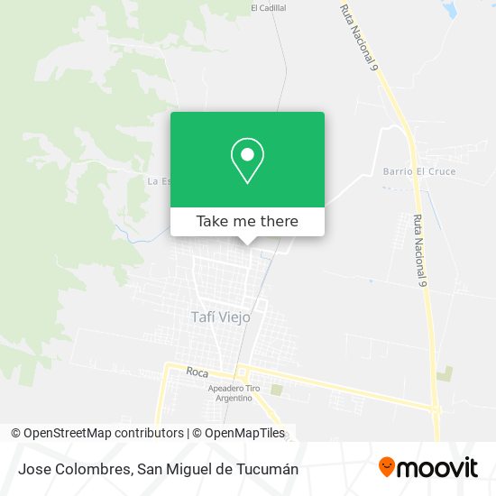 Jose Colombres map