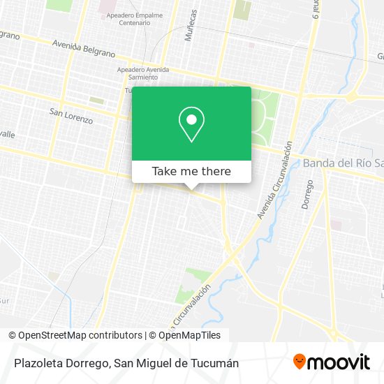 Mapa de Plazoleta Dorrego