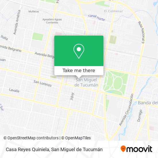 Mapa de Casa Reyes Quiniela