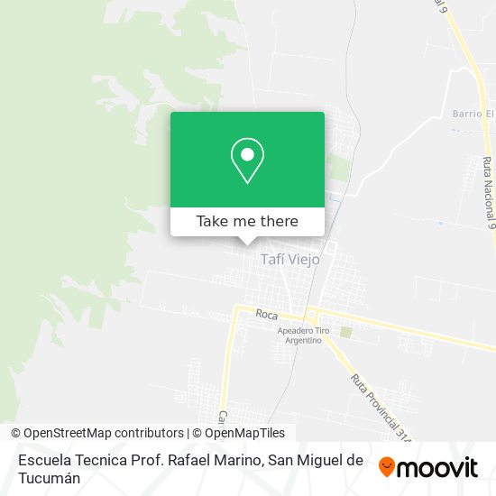 Escuela Tecnica Prof. Rafael Marino map