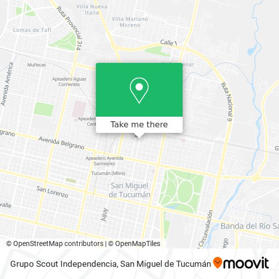 Grupo Scout Independencia map