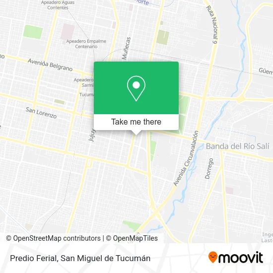 Mapa de Predio Ferial