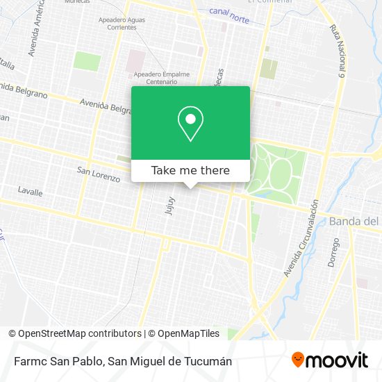 Farmc San Pablo map