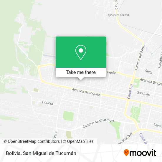Mapa de Bolivia