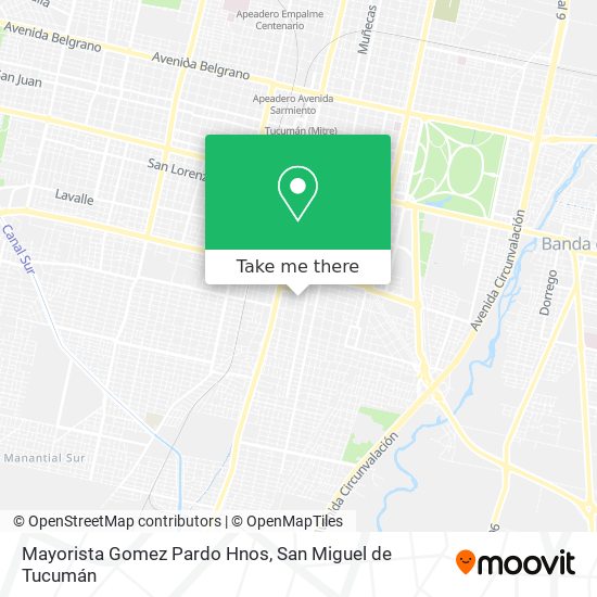 Mayorista Gomez Pardo Hnos map