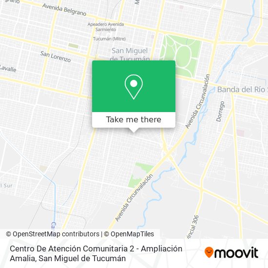 Centro De Atención Comunitaria 2 - Ampliación Amalia map