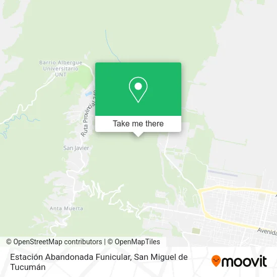 Mapa de Estación Abandonada Funicular