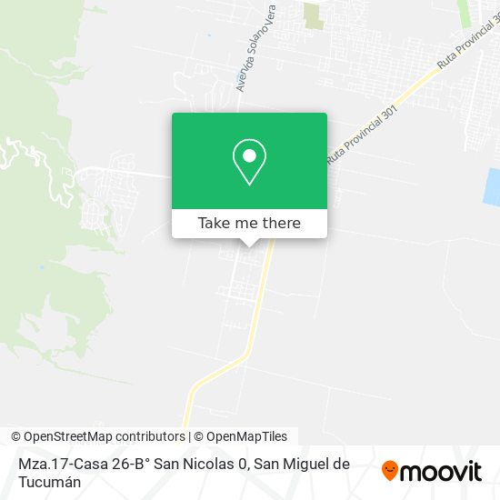 Mza.17-Casa 26-B° San Nicolas 0 map