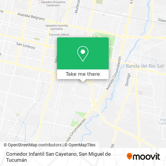 Comedor Infantil San Cayetano map