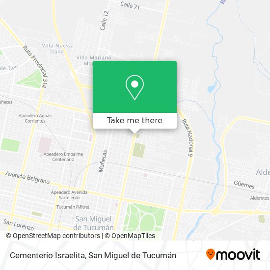 Mapa de Cementerio Israelita