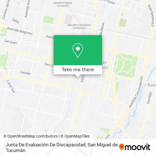 Junta De Evaluación De Discapacidad map