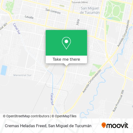 Mapa de Cremas Heladas Freed