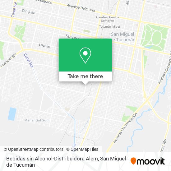 Bebidas sin Alcohol-Distribuidora Alem map