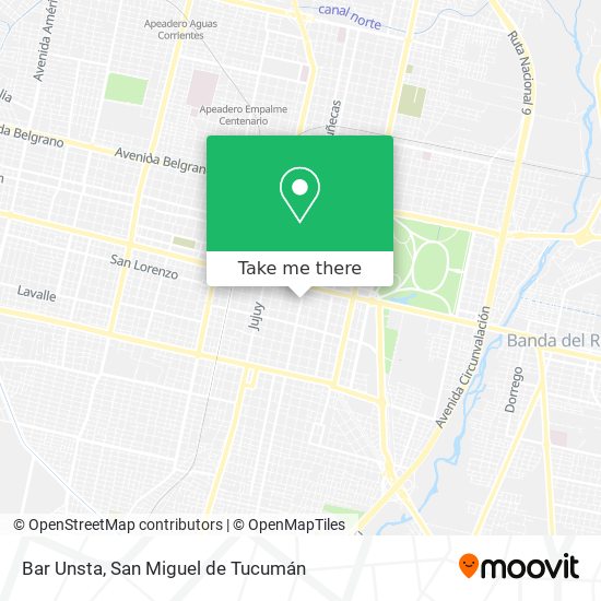 Mapa de Bar Unsta