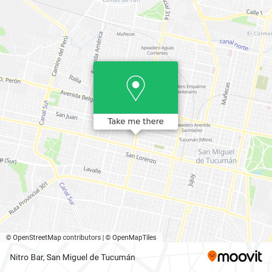 Mapa de Nitro Bar
