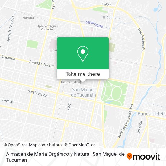 Almacen de María Orgánico y Natural map