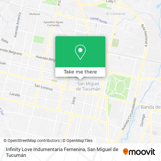 Infinity Love Indumentaria Femenina map