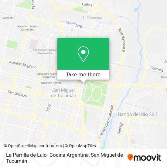 La Parrilla de Lulo- Cocina Argentina map