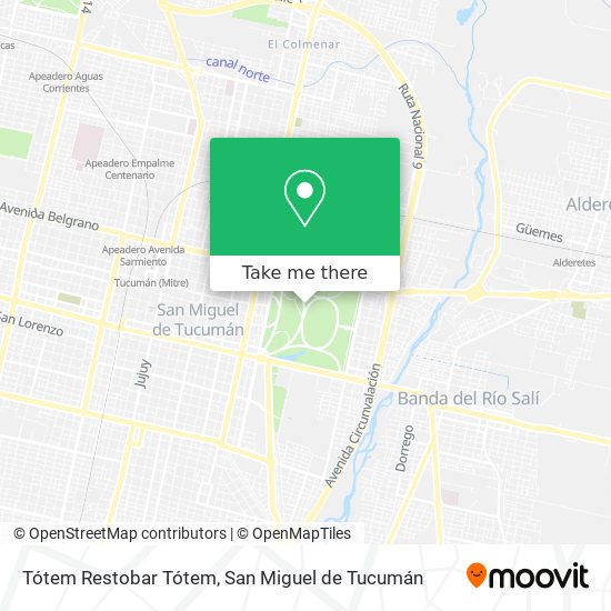 Tótem Restobar Tótem map