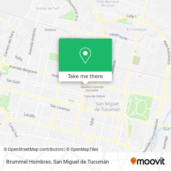 Brummel Hombres map