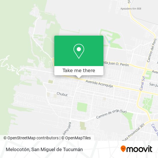Mapa de Melocotón