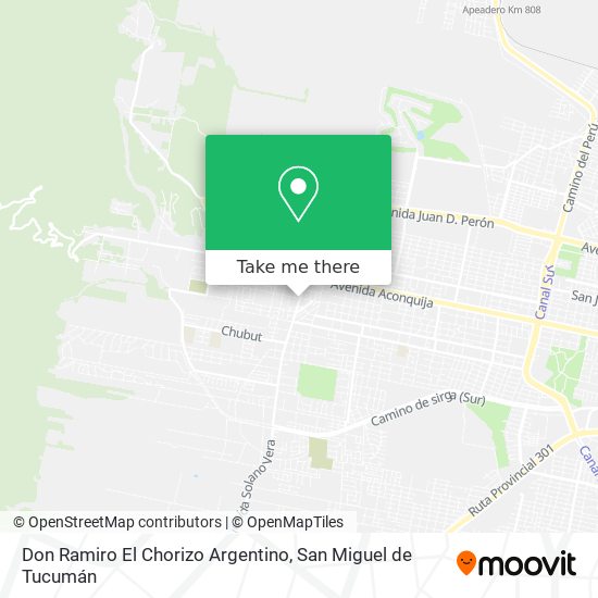 Don Ramiro El Chorizo Argentino map