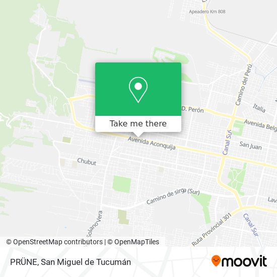 PRÜNE map