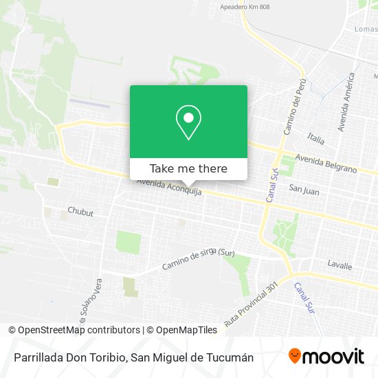 Mapa de Parrillada Don Toribio