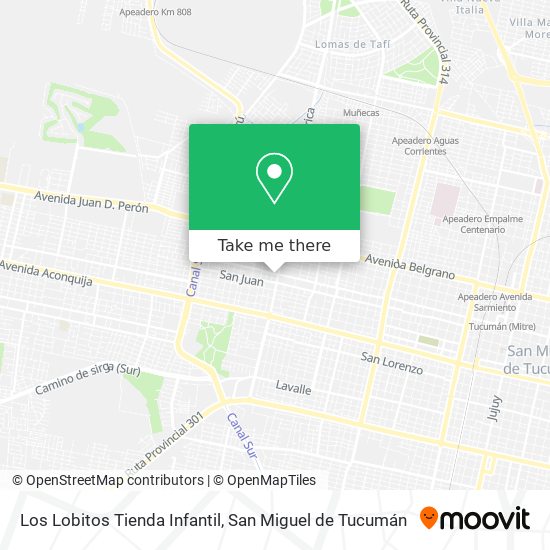 Los Lobitos Tienda Infantil map