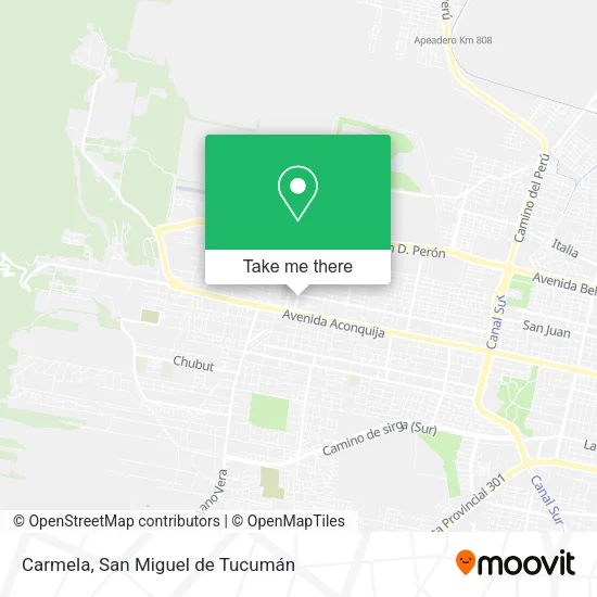 Mapa de Carmela