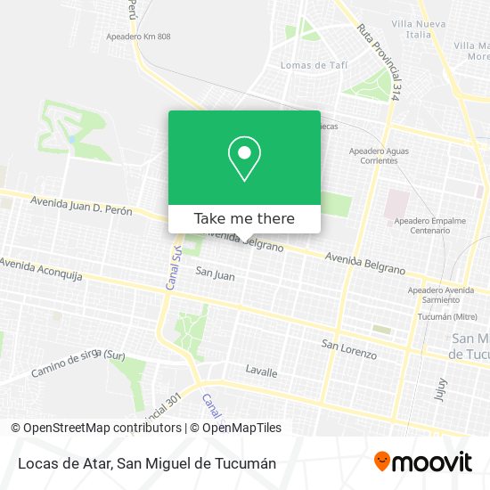 Mapa de Locas de Atar