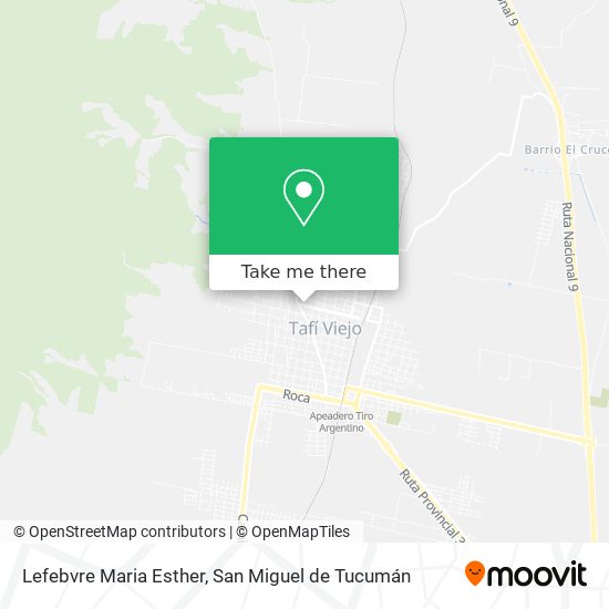 Lefebvre Maria Esther map