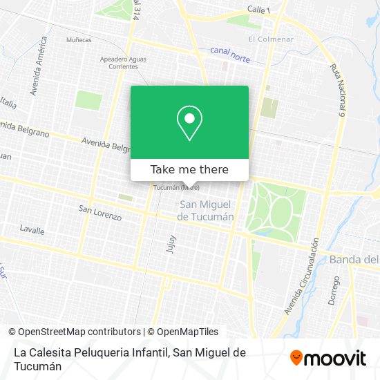 Mapa de La Calesita Peluqueria Infantil