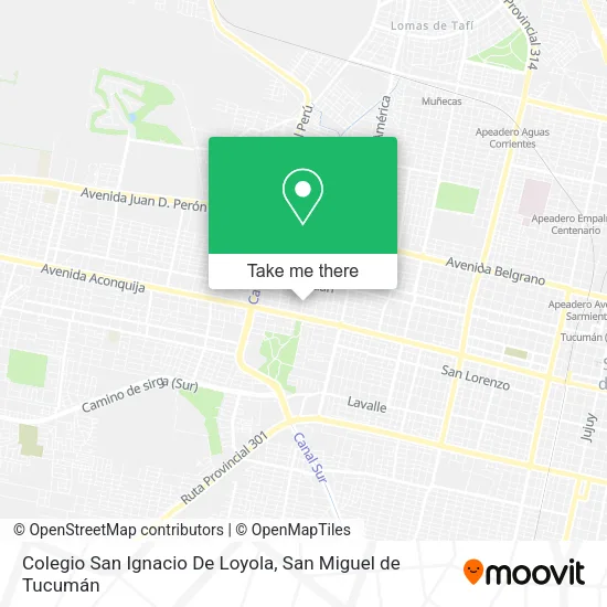 Mapa de Colegio San Ignacio De Loyola