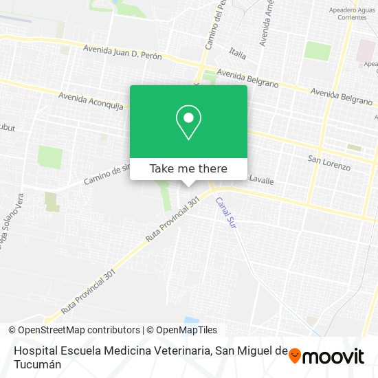 Hospital Escuela Medicina Veterinaria map