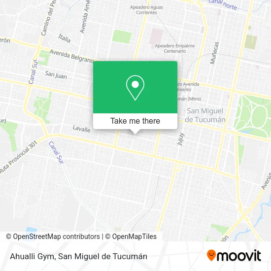 Mapa de Ahualli Gym