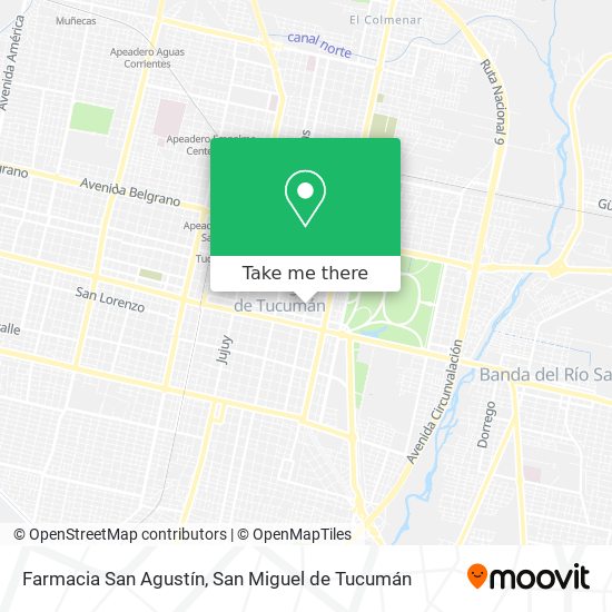 Farmacia San Agustín map