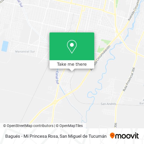 Mapa de Bagués - Mi Princesa Rosa