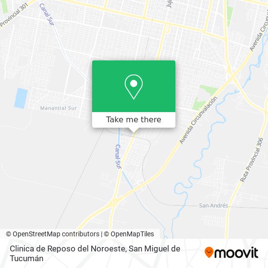 Clinica de Reposo del Noroeste map