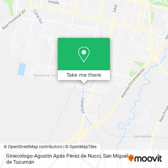 Ginecologo-Agustín Apás Pérez de Nucci map