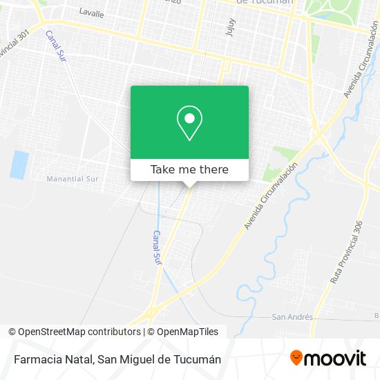 Farmacia Natal map