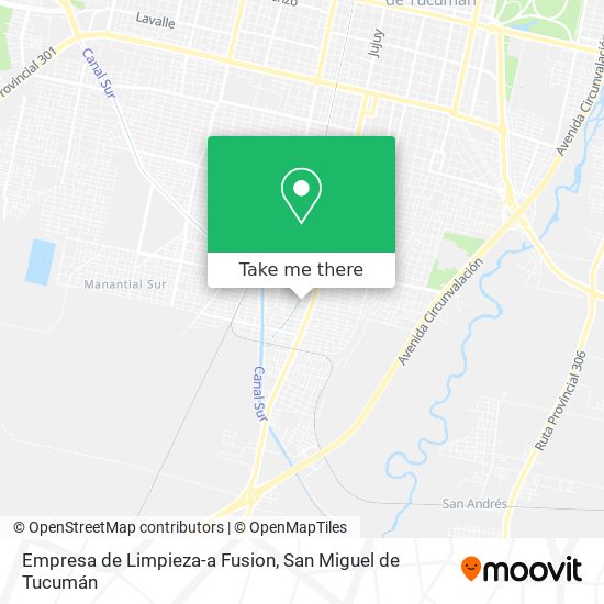 Empresa de Limpieza-a Fusion map