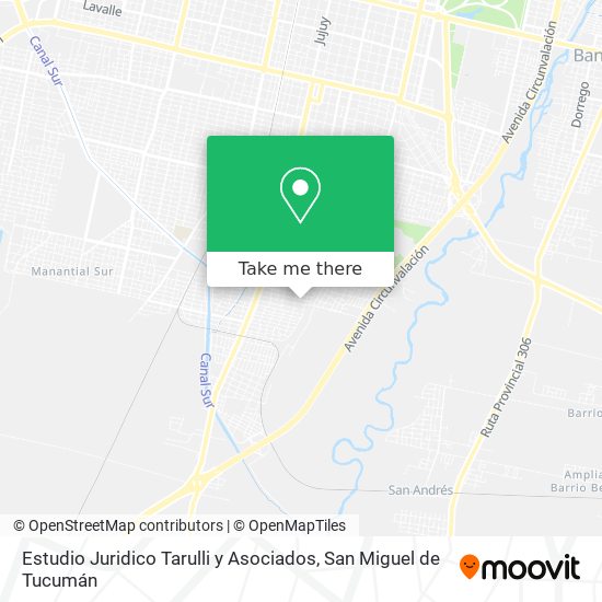 Estudio Juridico Tarulli y Asociados map