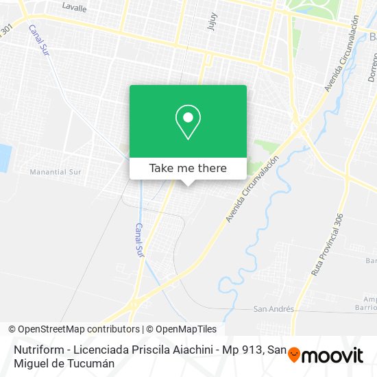 Nutriform - Licenciada Priscila Aiachini - Mp 913 map
