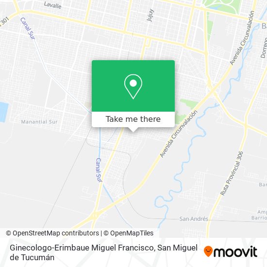Mapa de Ginecologo-Erimbaue Miguel Francisco