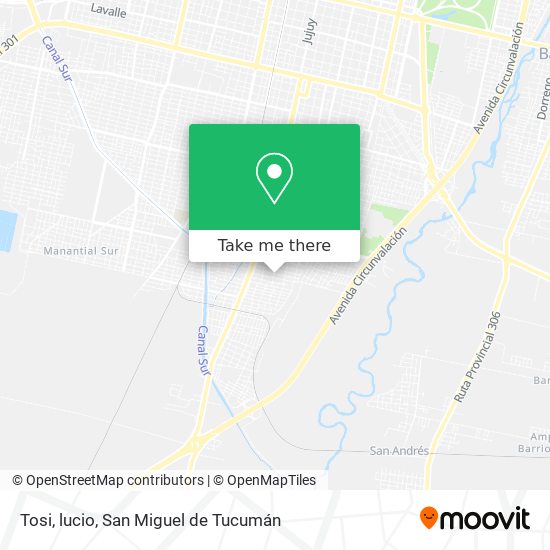 Mapa de Tosi, lucio