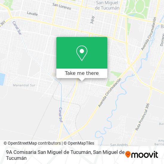 9A Comisaria San Miguel de Tucumán map